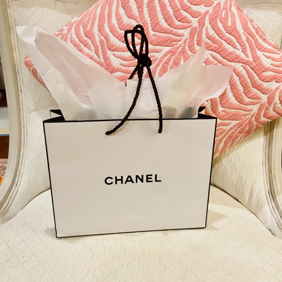 O20-Authentic Chanel Shopping/Gift Bag - Picture 1 of 13